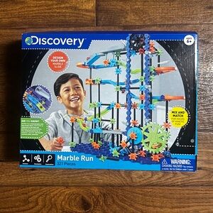 Discovery 2017 ~ Kids Marble Run 321 Piece Kinetic Building Toy Kit Ages 6 ~ New
